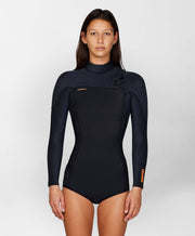 Women's HyperFreak Long Sleeve Spring Suit 2mm Wetsuit - Black