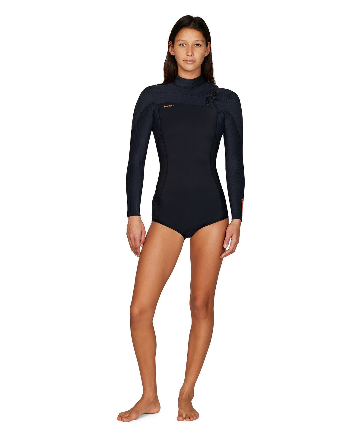 Women's HyperFreak Long Sleeve Spring Suit 2mm Wetsuit - Black