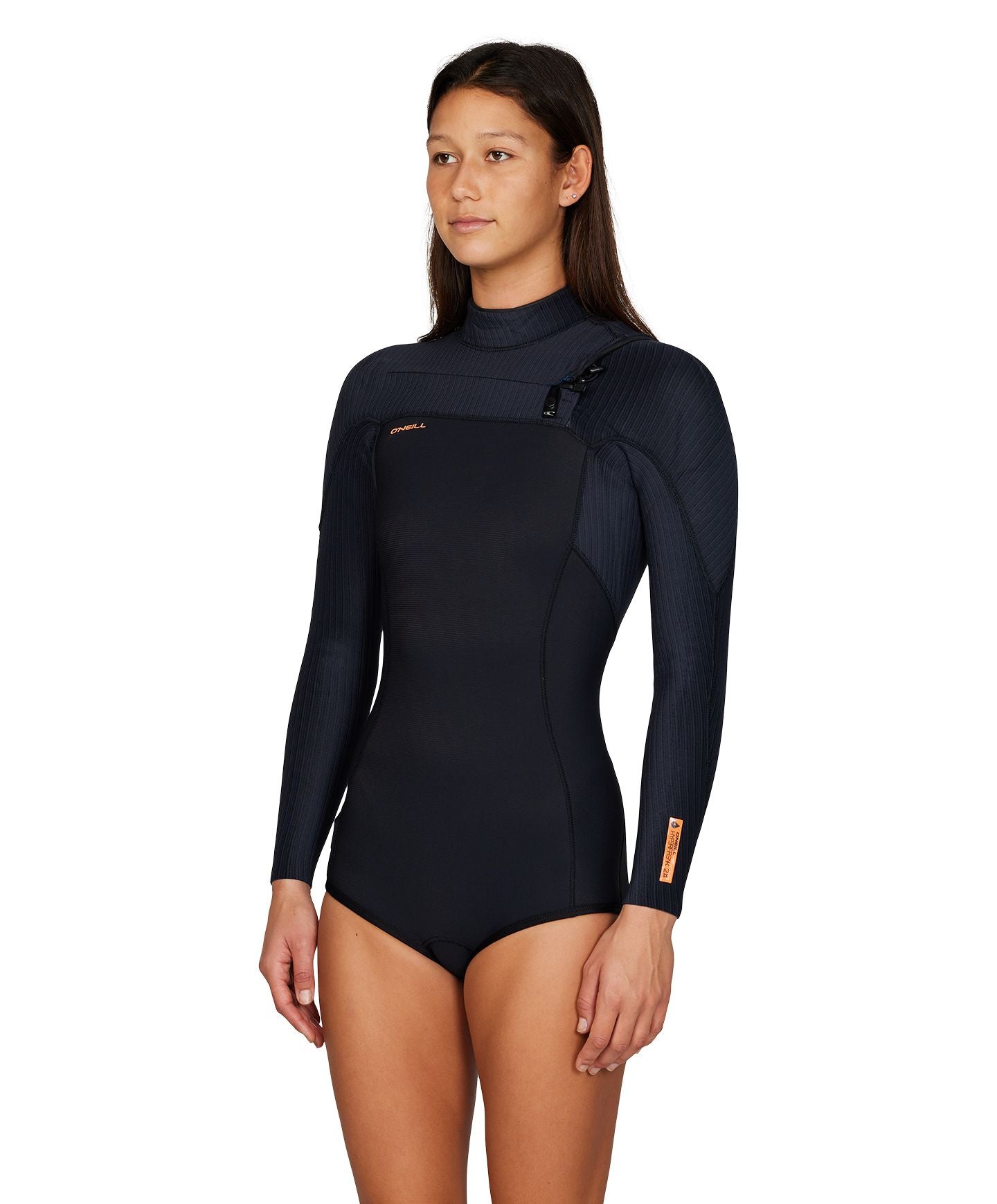 Women's HyperFreak Long Sleeve Spring Suit 2mm Wetsuit - Black