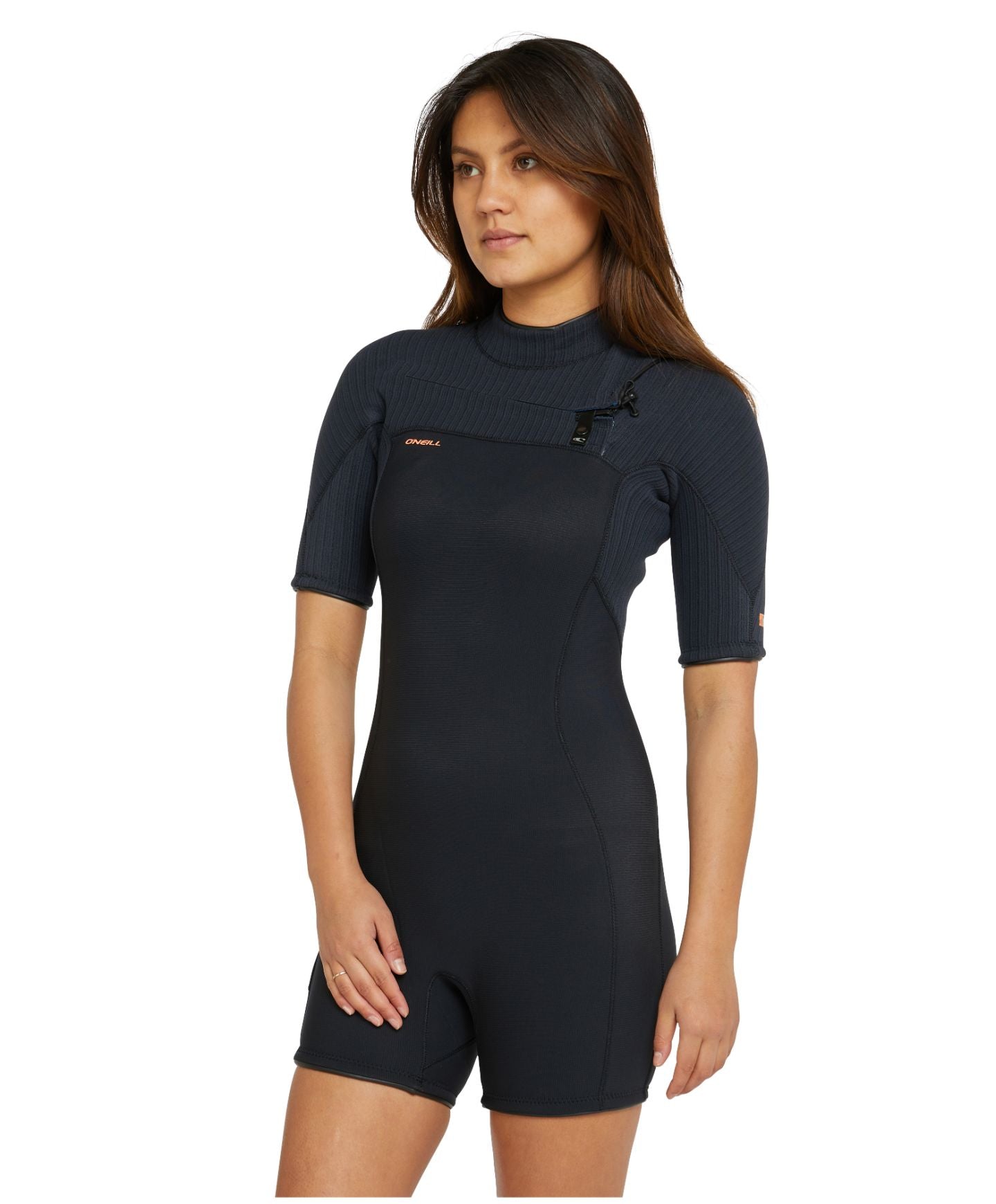 Women's HyperFreak Short Sleeve Spring Suit 2mm Wetsuit - Black