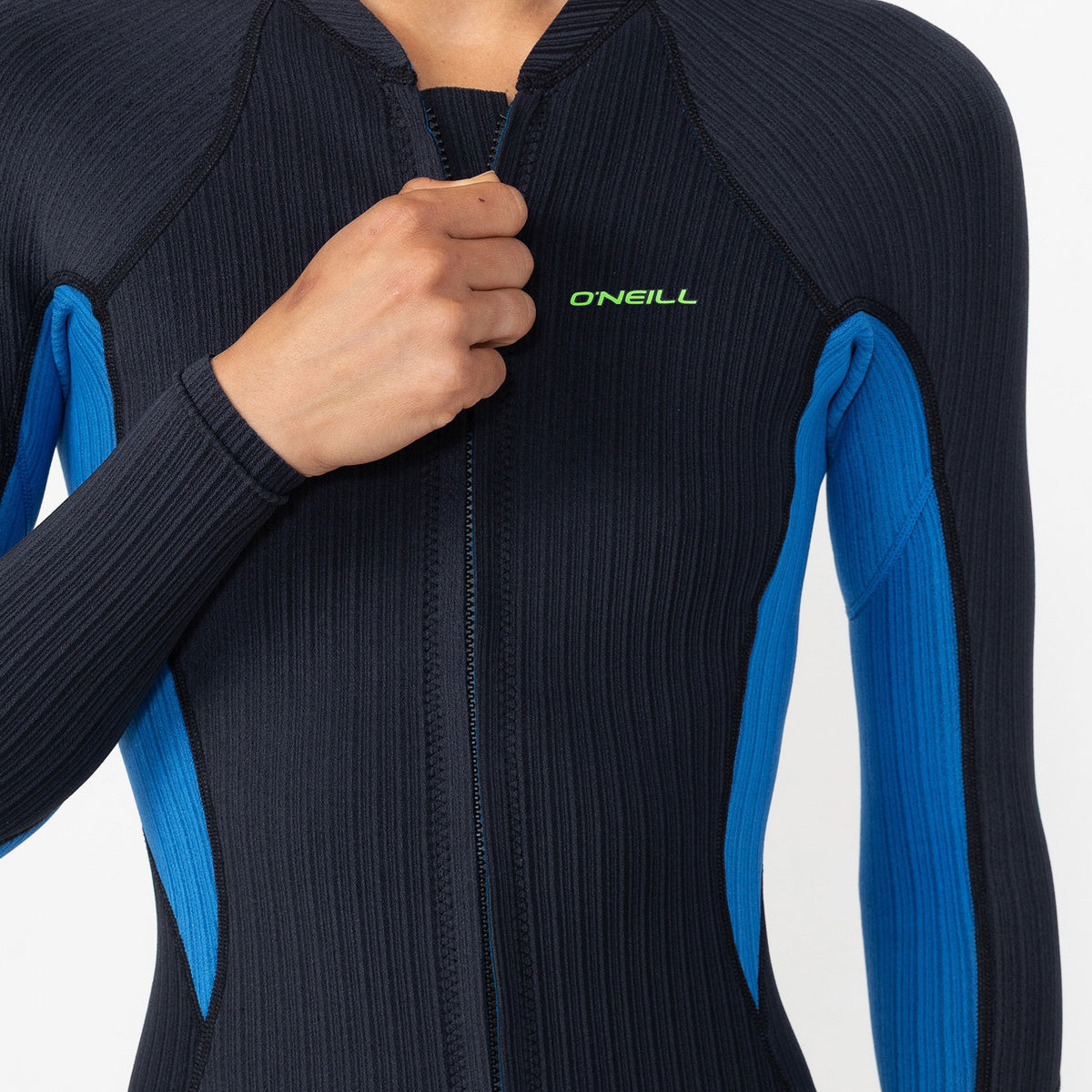 Women's HyperX 2mm Long Sleeve Spring Suit Front Zip - Bali Blue