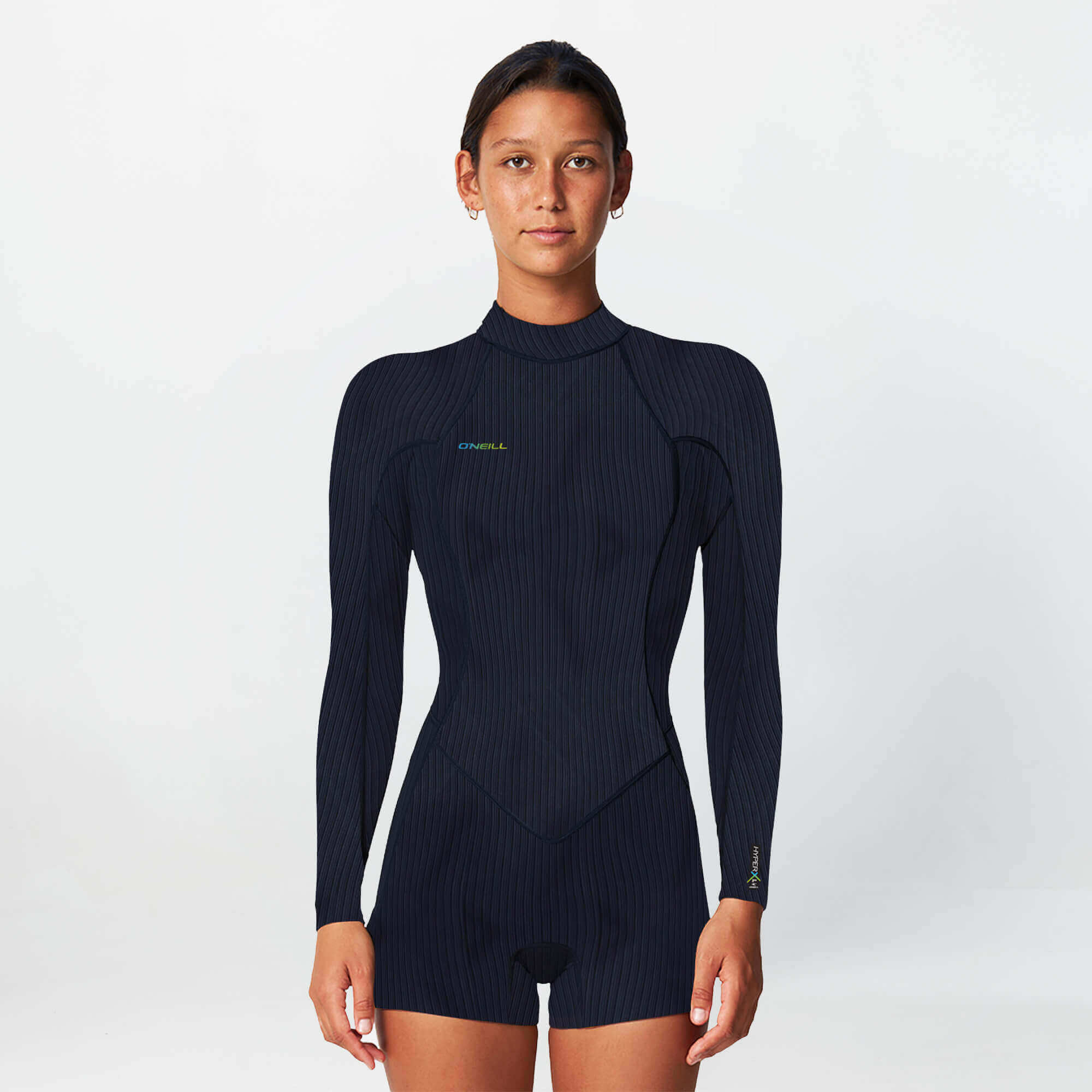 Women's HyperX 2mm Long Sleeve Spring Suit Back Zip - Black