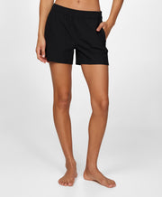 Women's Jetties Stretch 4" Boardshorts - Black