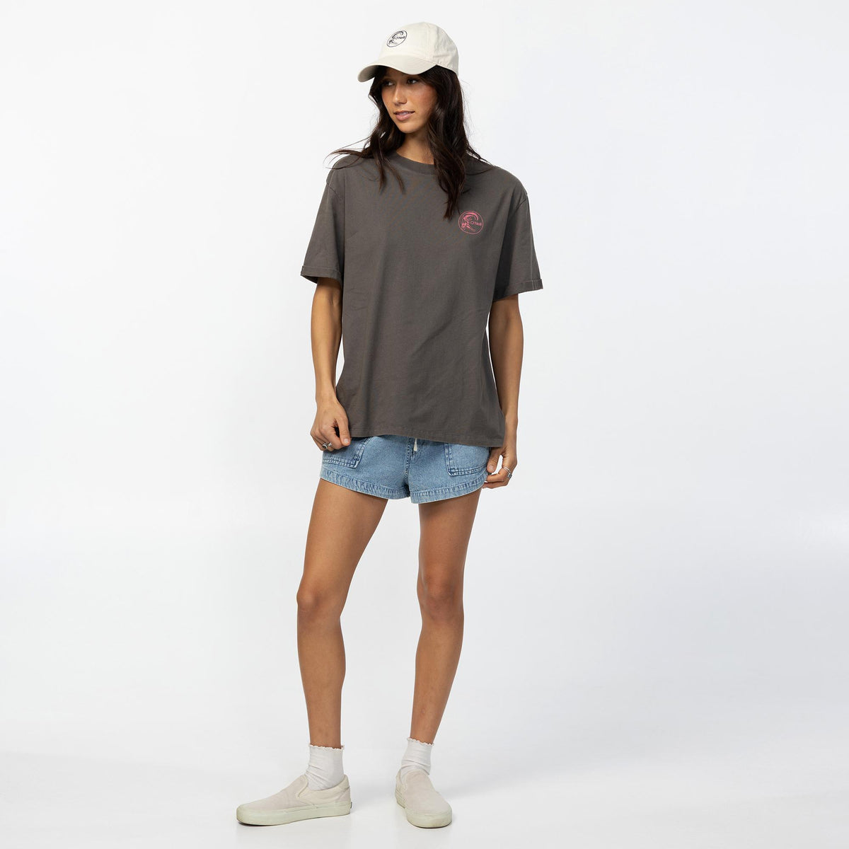 Women's OG Forty First Oversized Tee - Dark Shadow