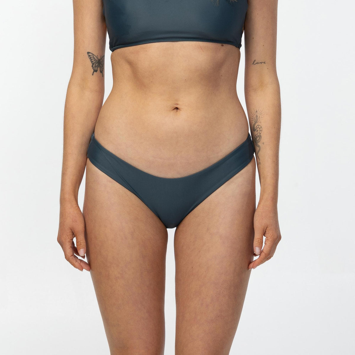 Women's Performance Surf Blue Lagoon Bikini Bottom - Slate