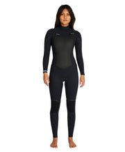 Women's Psycho Tech 3/2mm Steamer Chest Zip Wetsuit - Black