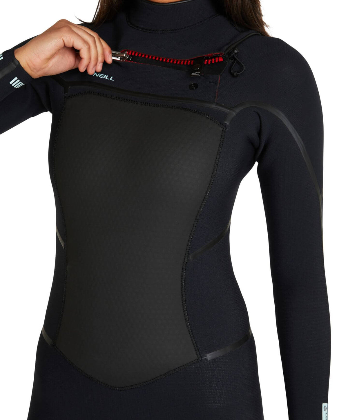 Women's Psycho Tech 3/2mm Steamer Chest Zip Wetsuit - Black