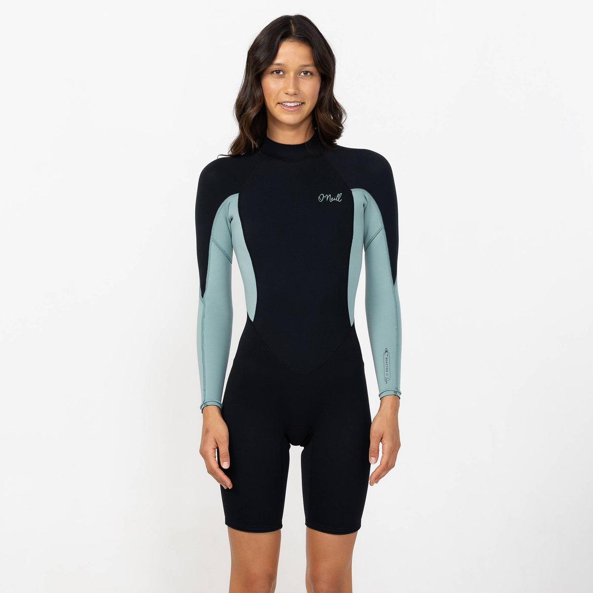 Women's Reactor 2mm Long Sleeve Boyleg Spring Suit - Eucalyptus