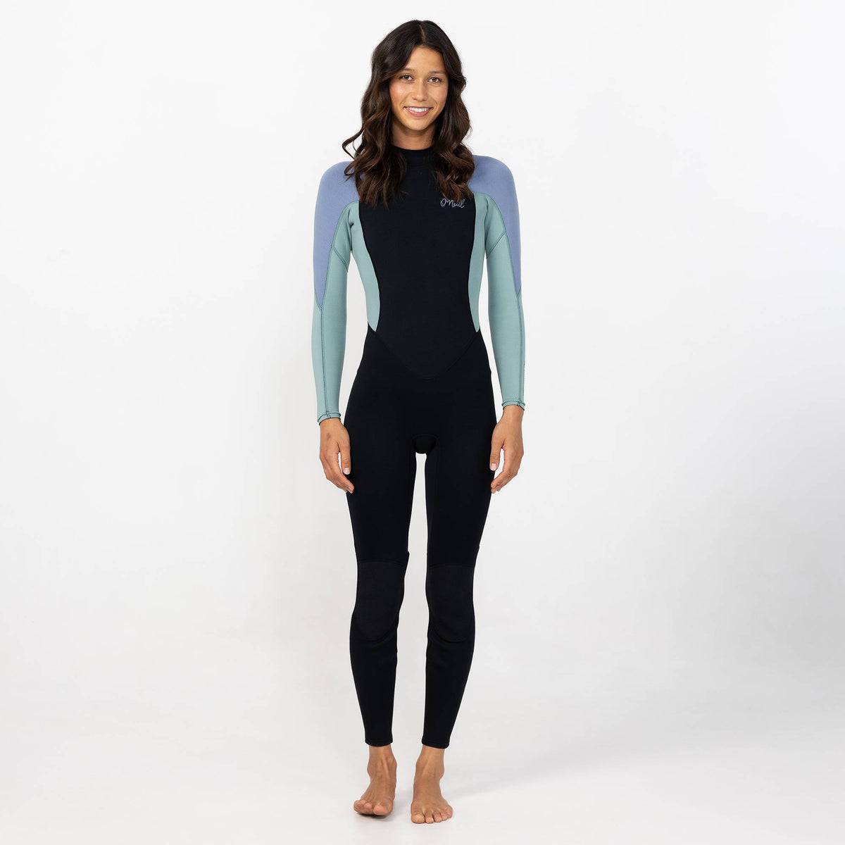 Women's Reactor 3/2mm Steamer Back Zip - Eucalyptus