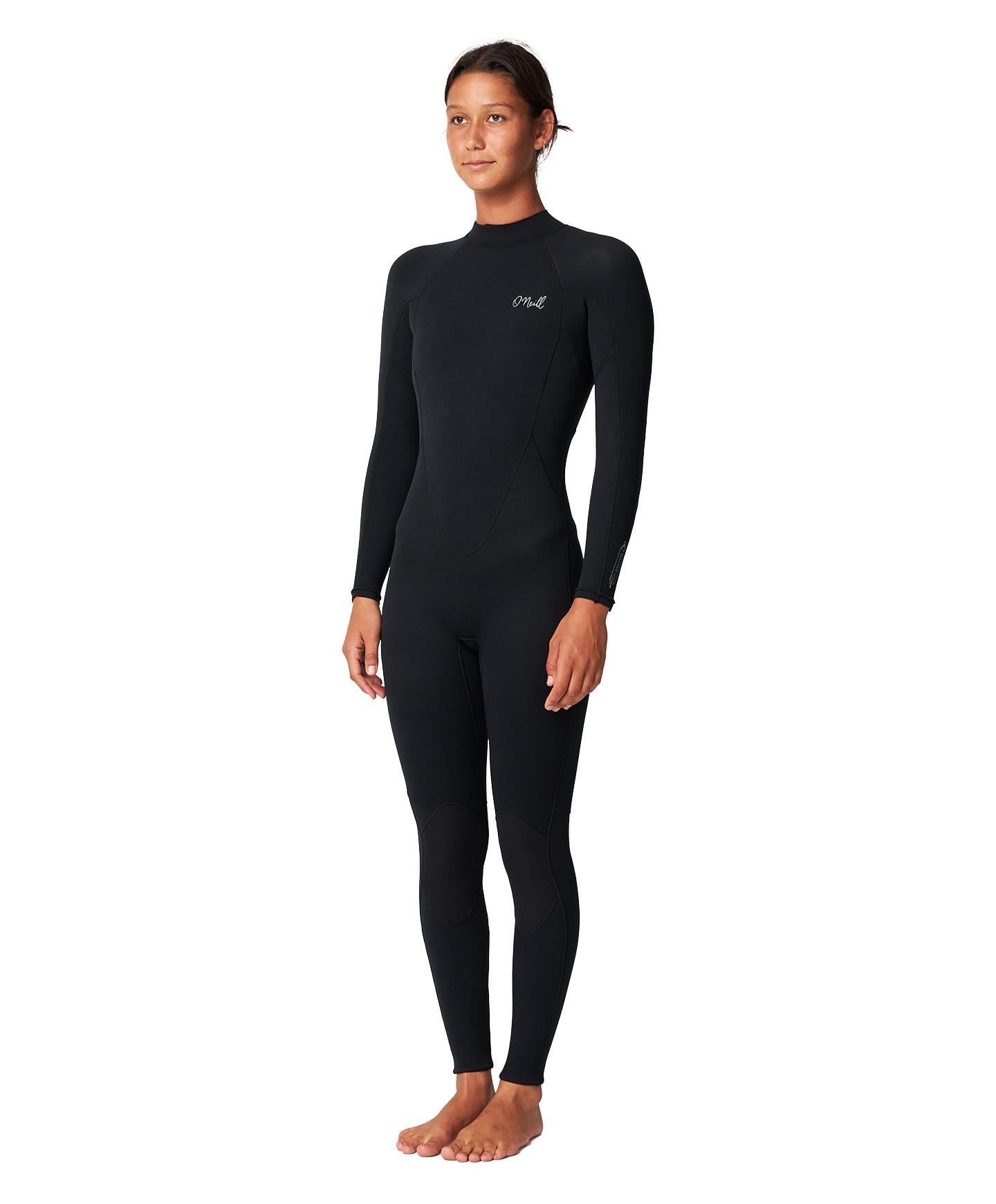 Women's Reactor 3/2mm Steamer Wetsuit - Black