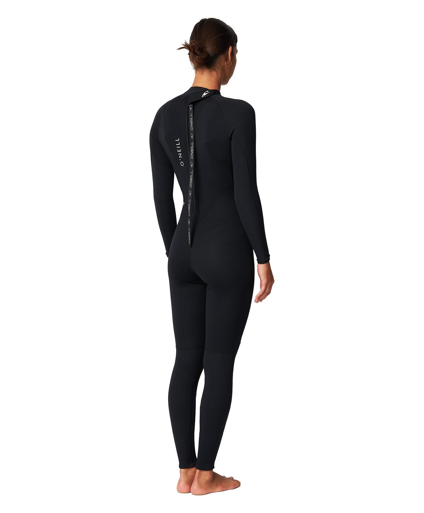 Women's Reactor 3/2mm Steamer Wetsuit - Black