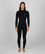 Women's Reactor 3/2mm GBS Steamer Wetsuit - Black