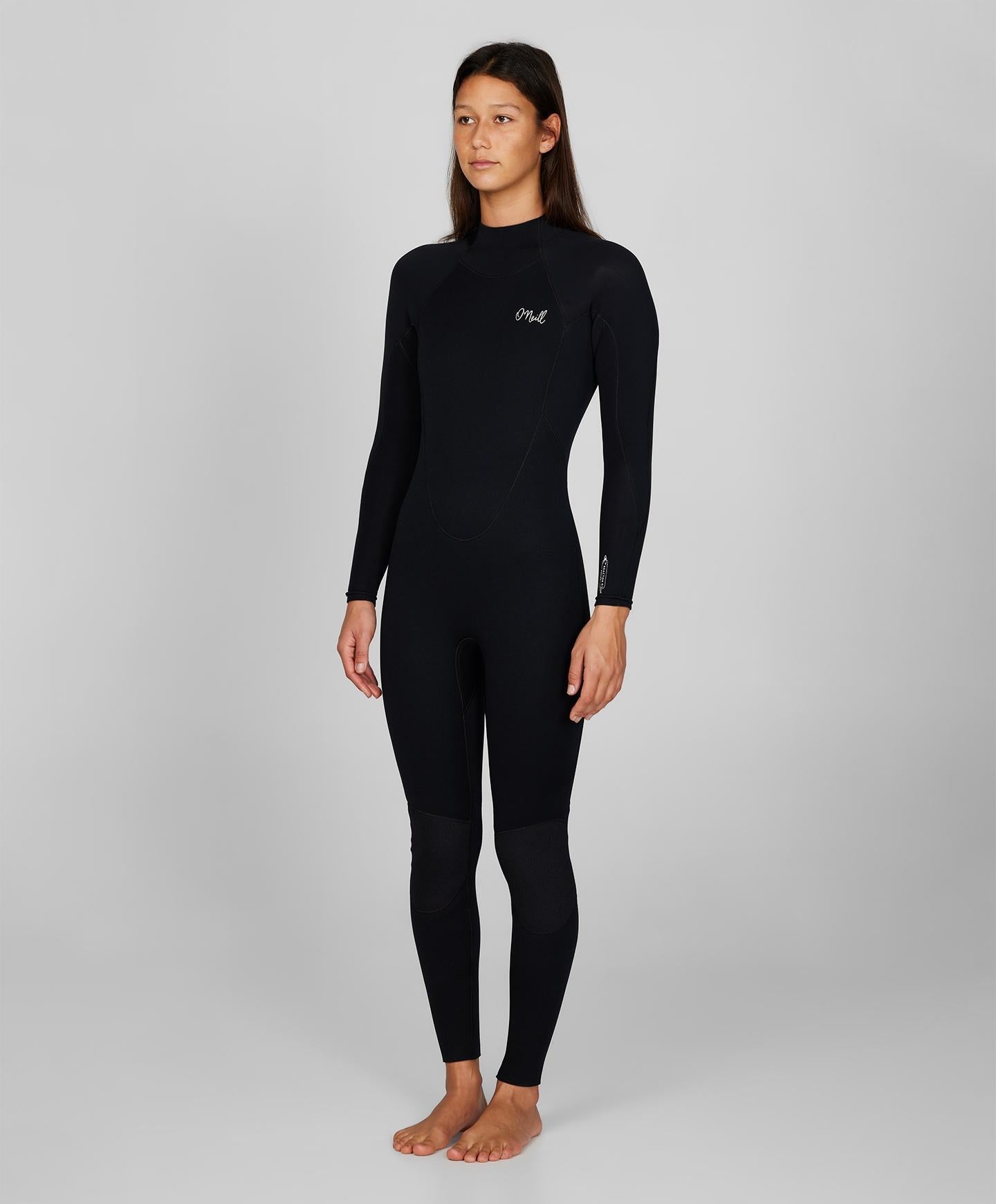 Women's Reactor 4/3mm GBS Steamer Wetsuit - Black