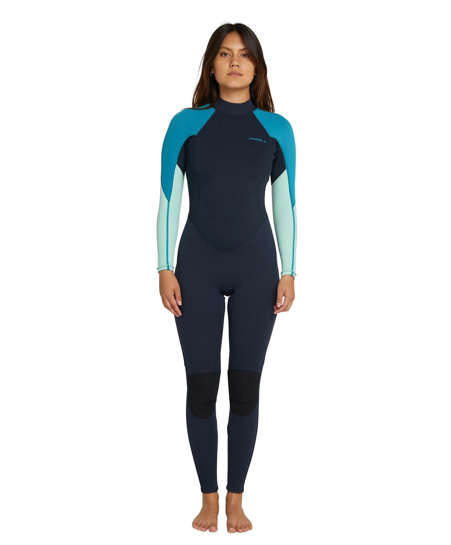 Women's Reactor 3/2mm Steamer Back Zip Wetsuit - Abyss