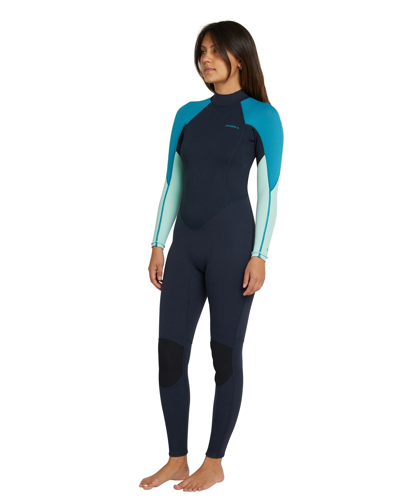 Women's Reactor 3/2mm Steamer Back Zip Wetsuit - Abyss
