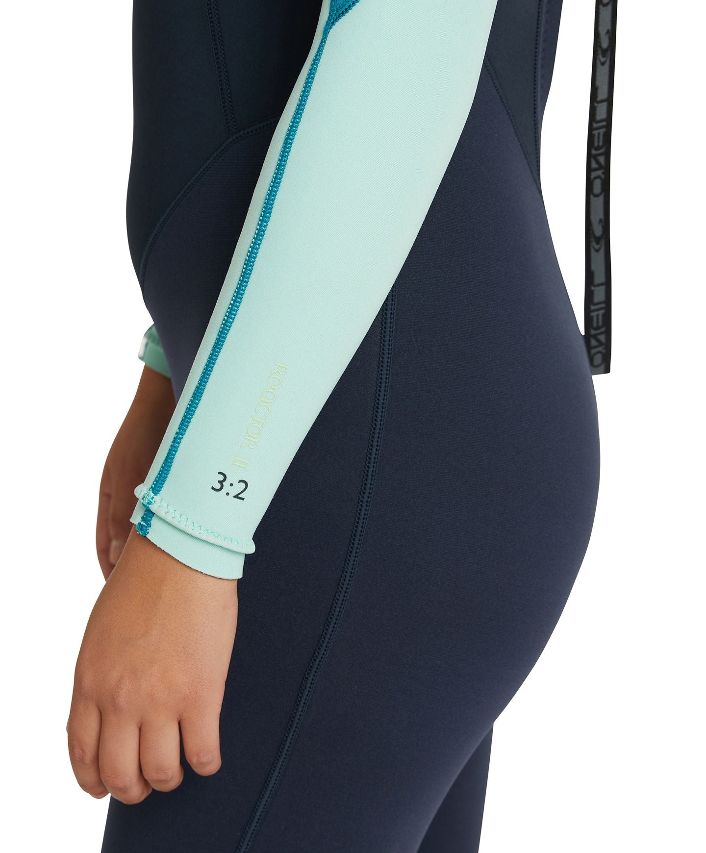 Women's Reactor 3/2mm Steamer Back Zip Wetsuit - Abyss