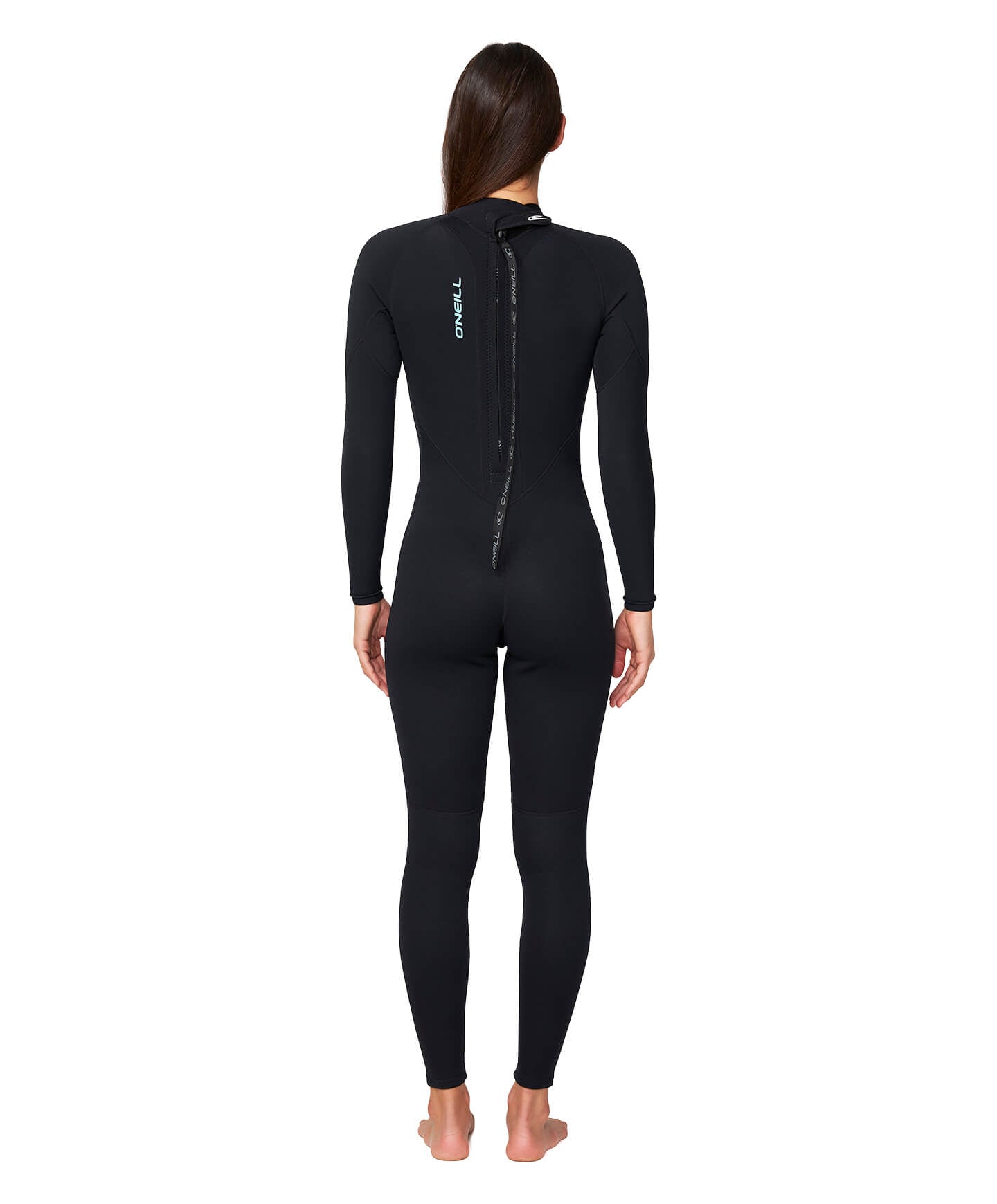 Women's Reactor 3/2mm Steamer Back Zip Wetsuit - Black