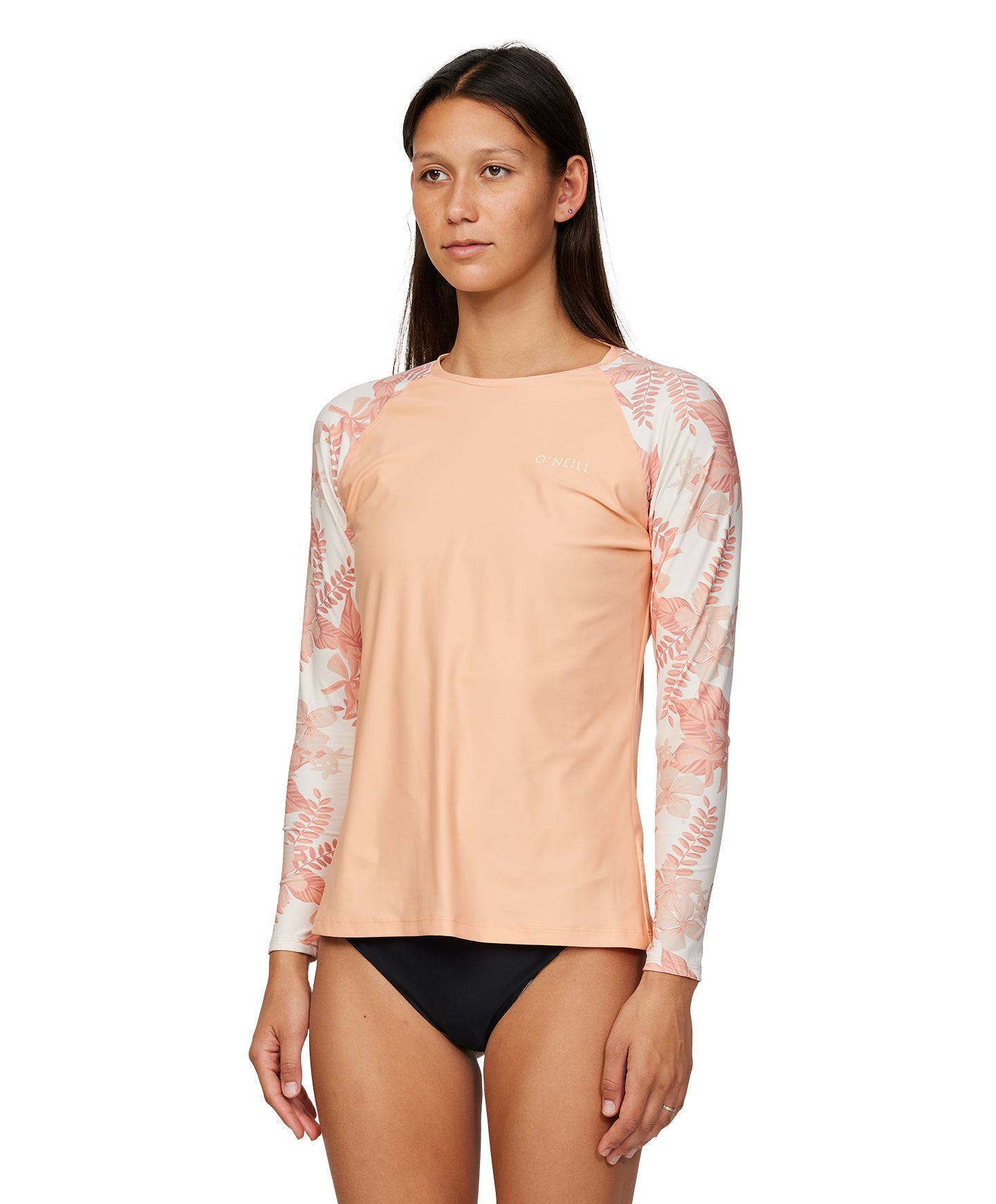 Women's Salina LS UV Tee Rash Vest - Peach