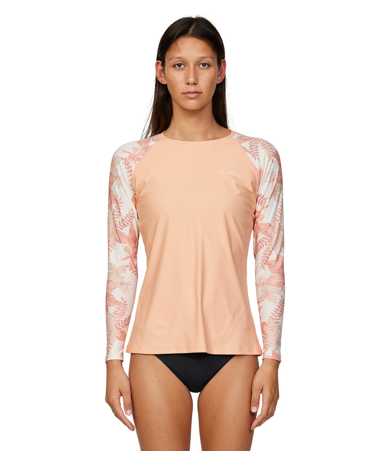 Women's Salina LS UV Tee Rash Vest - Peach