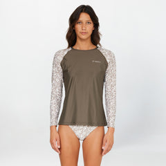 Women's Salina Long Sleeve Rash Vest Tee - Dune