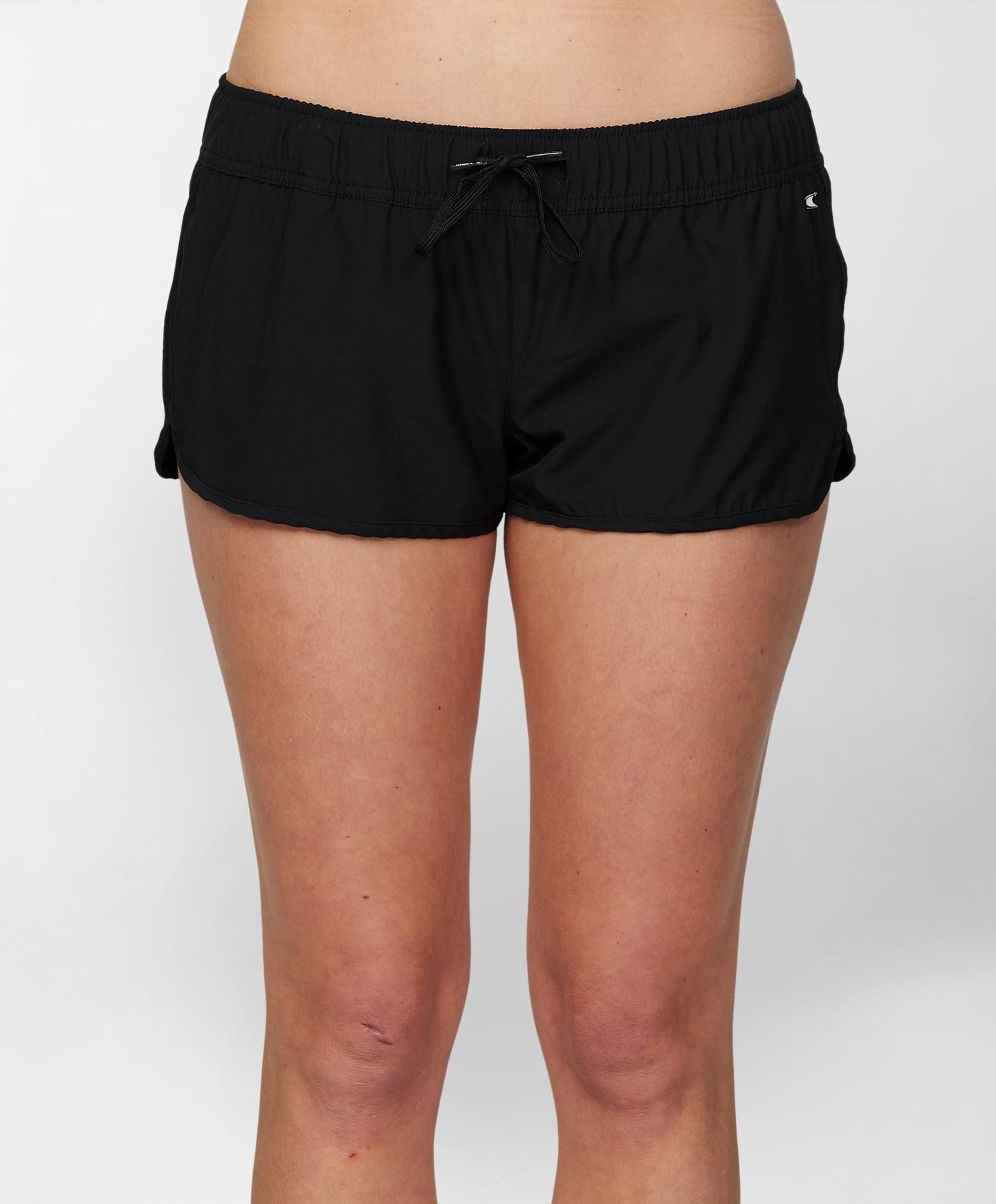 Women's Saltwater Solids Laney 2" Boardshorts - Black