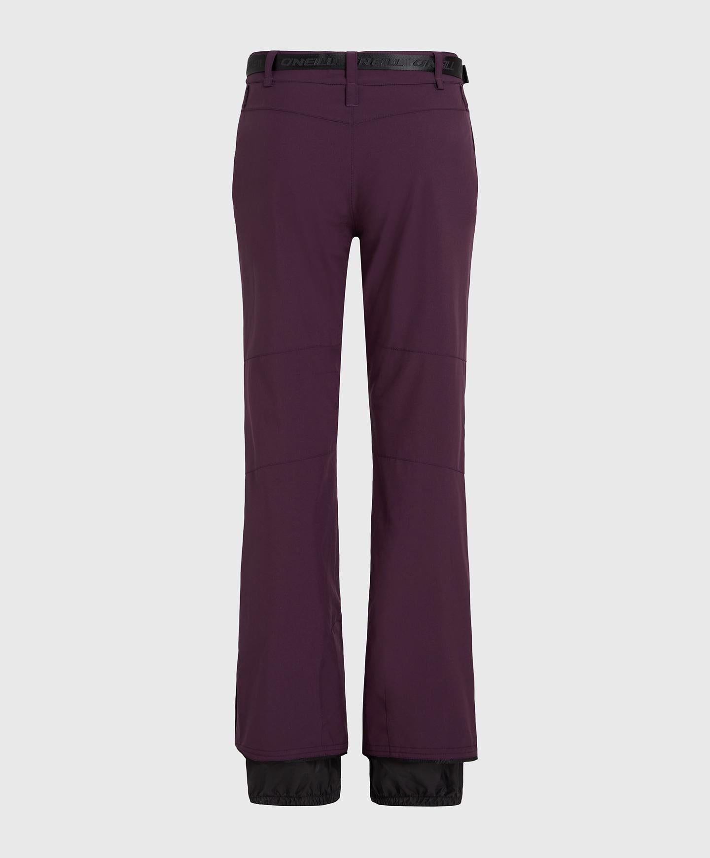 Women's Star Slim Snow Pants - Midnight Plum