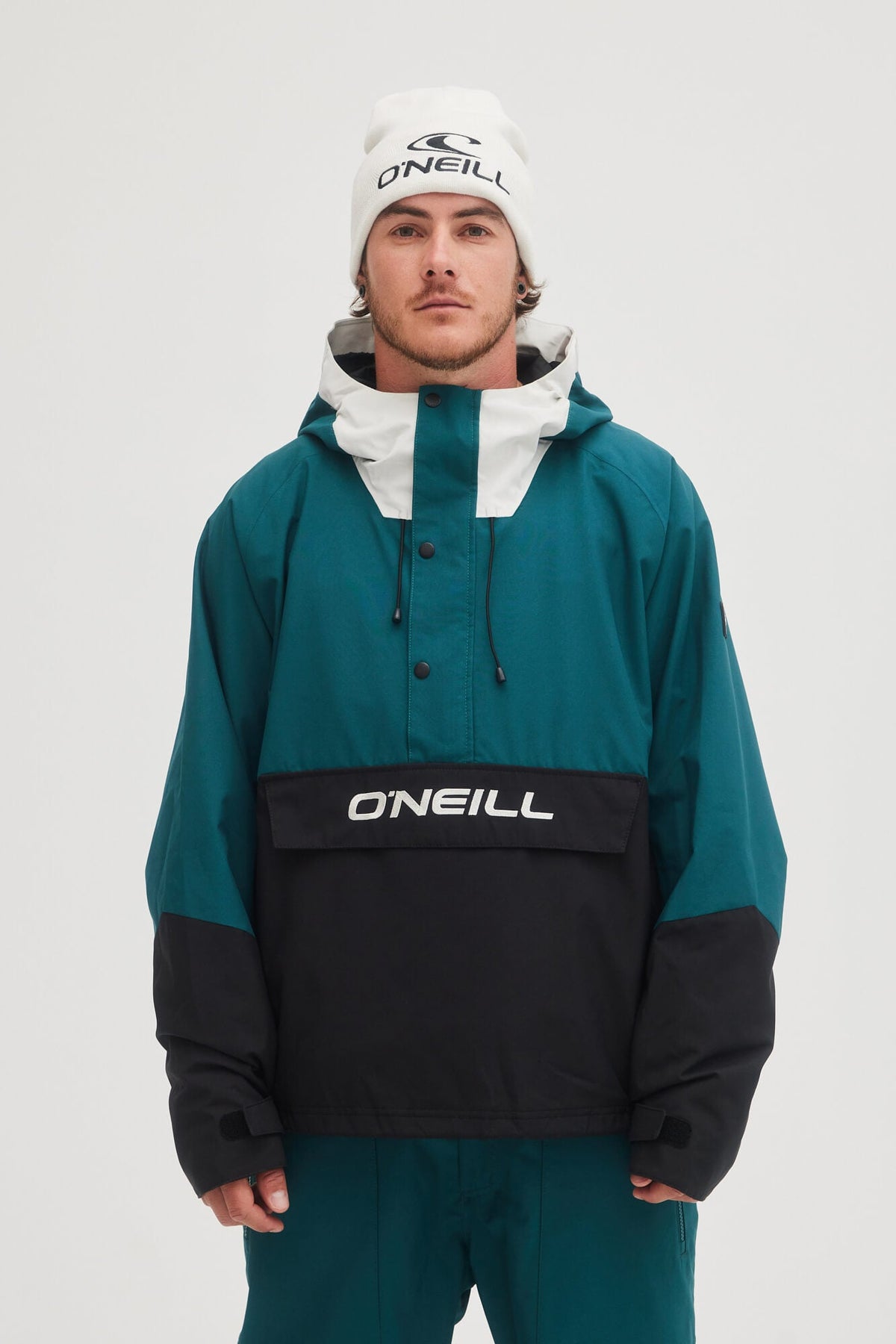 Men's O'Riginals Anorak Snow Jacket - Deep Teal Colour Block