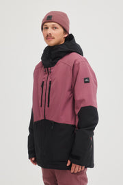 Men's Texture Snow Jacket - Nocturne Colour Block