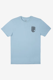 TRVLR Cossa Snap T-Shirt - Light Blue