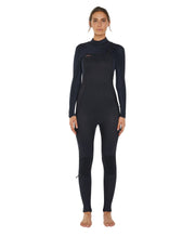 Womens Hyperfreak 4/3+ Steamer Chest Zip Wetsuit - Black