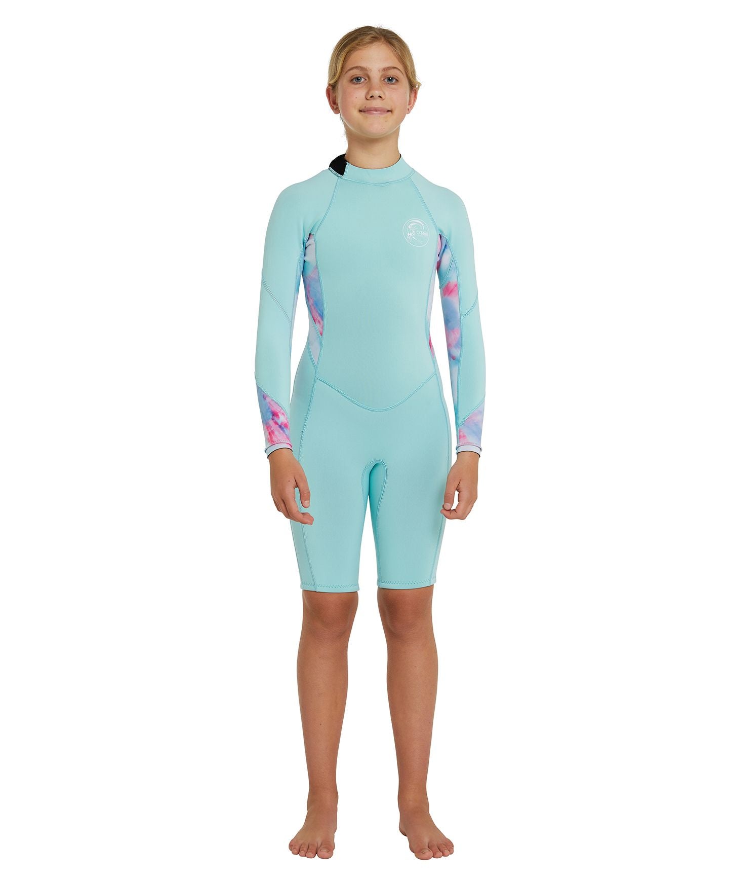 Girl's Bahia 2mm LS Long Spring Suit Wetsuit - Wavedye