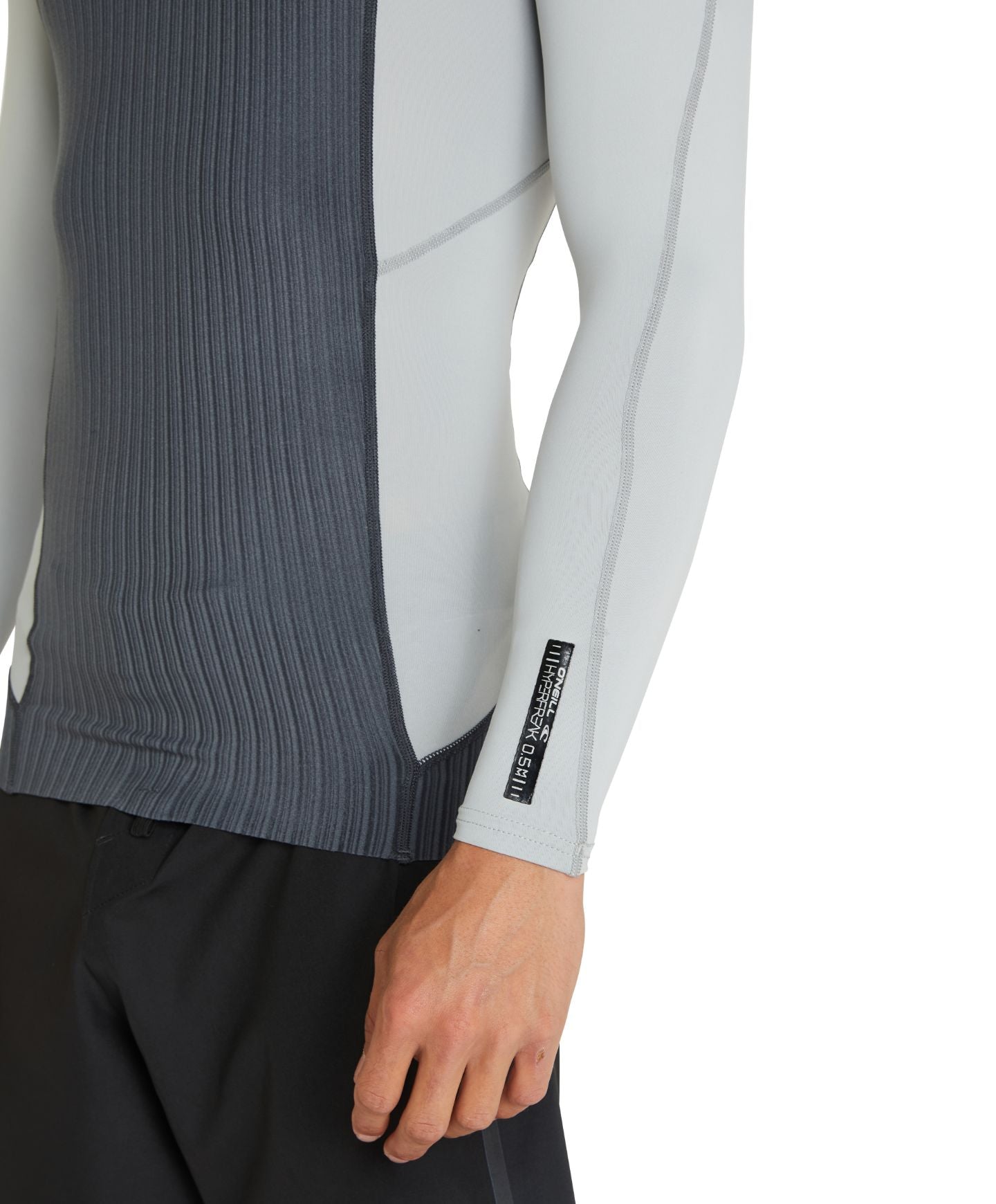 Hyperfreak TB3X Neo/Lycra Long Sleeve Wetsuit Jacket - Graphite