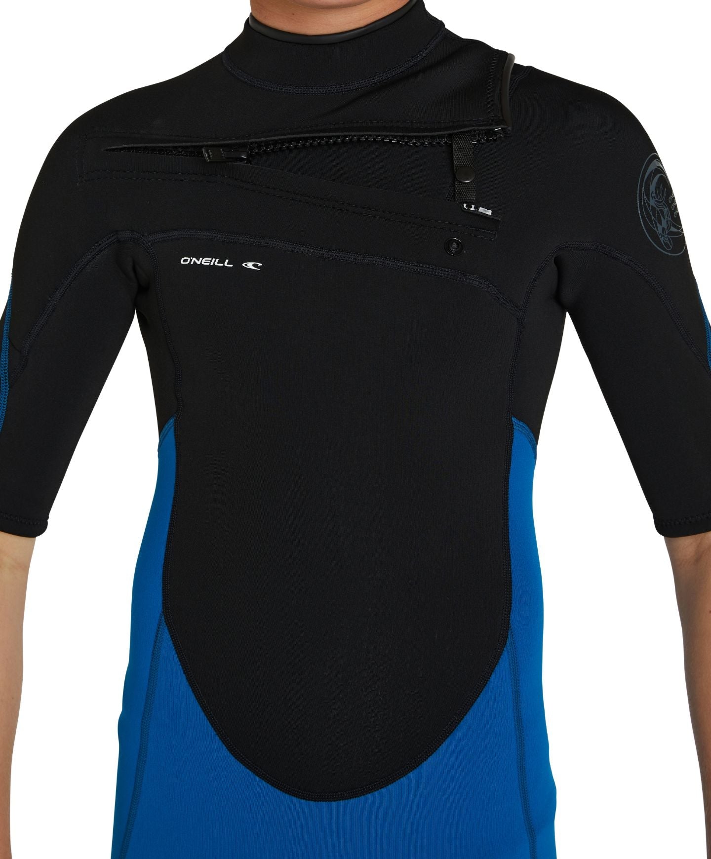 Kid's Defender 2mm Short Sleeve Spring Suit CZ Wetsuit - Ultrablue