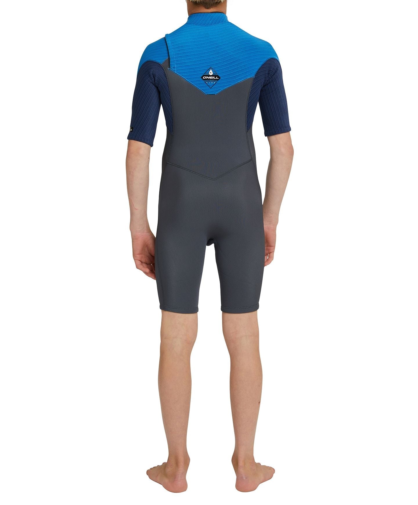 Boy's Hyperfreak 2mm Short Sleeve Springsuit Wetsuit - Graphite