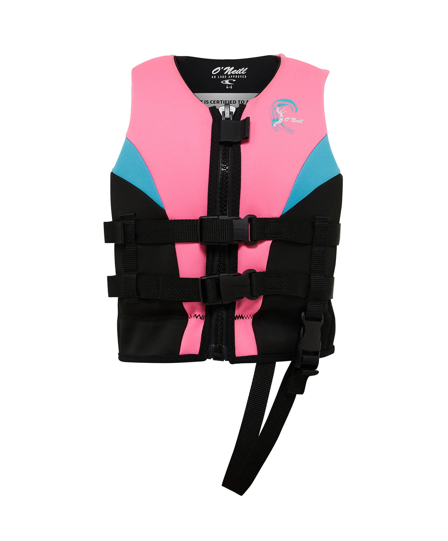 Buy Kid's Reactor L50 Life Jacket Pink Mist by O'Neill online O'Neill NZ