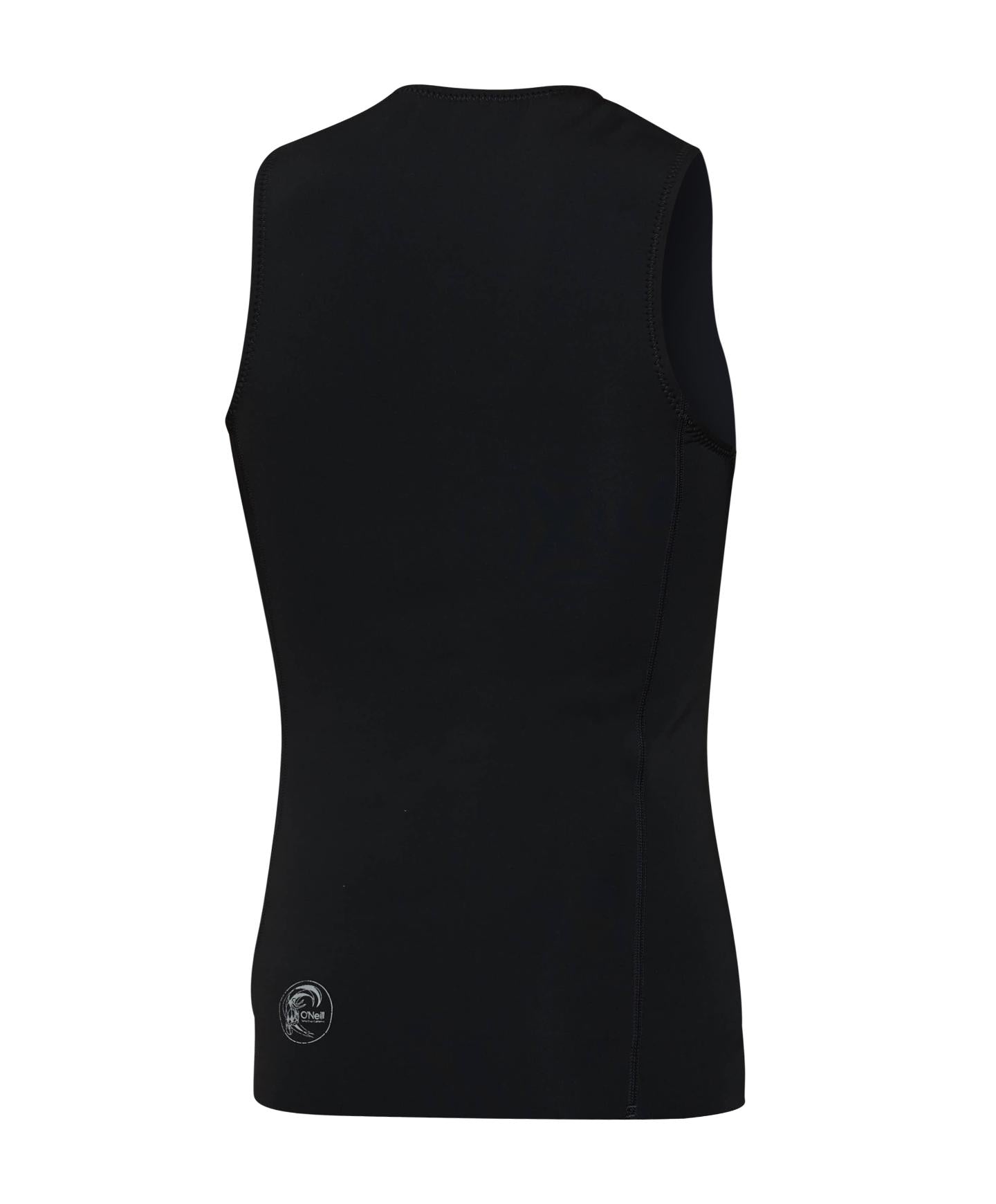 O'Riginal Zip Through Sleeveless Wetsuit Vest - Black