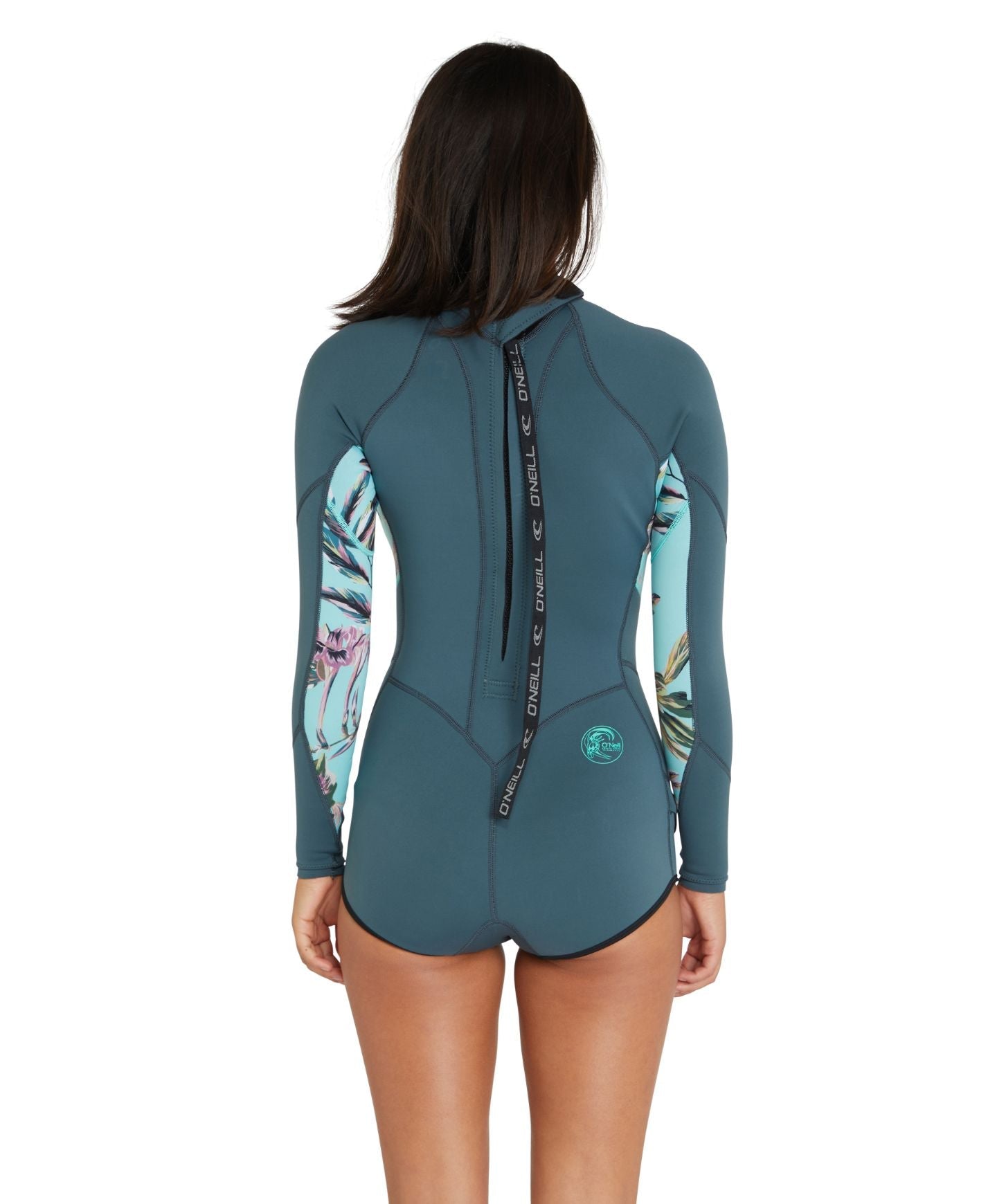 Women's Bahia 2mm Long Sleeve Mid Spring Suit Wetsuit - Aloha