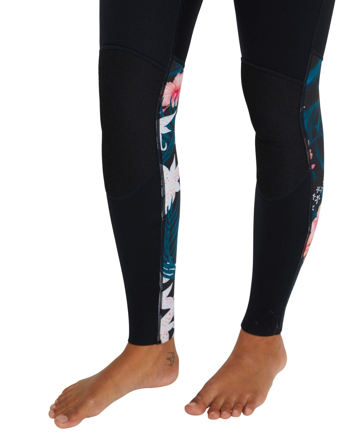 Women's Cruise 2mm Long Jane Steamer Wetsuit - Black Hibiscus