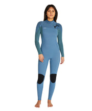 Women's Hyperfreak 4/3+ Steamer Chest Zip Wetsuit - Dusty Blue