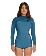 Women's Hyperfreak Long Sleeve Spring Suit 2mm Wetsuit - Blue Haze