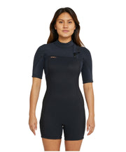 Women's Hyperfreak Short Sleeve Spring Suit 2mm Wetsuit - Black